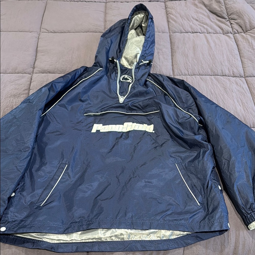 Penn State hooded pullover windbreaker